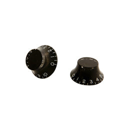 Gibson Black Top Hat Knobs - Pack of 4