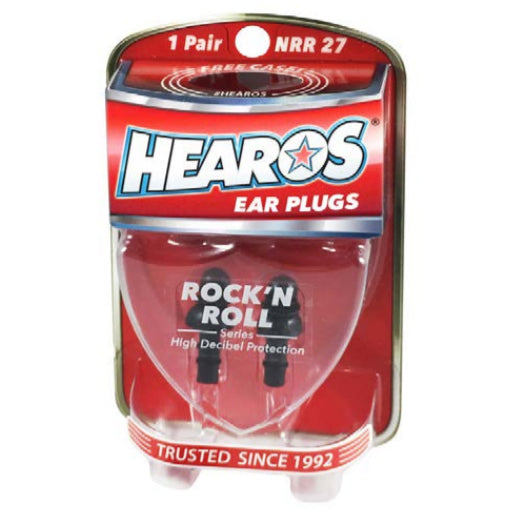 Hearos Rock 'N Roll Series Ear Plugs + Case