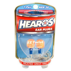 Hearos EZ Twist Ear Plugs + Case