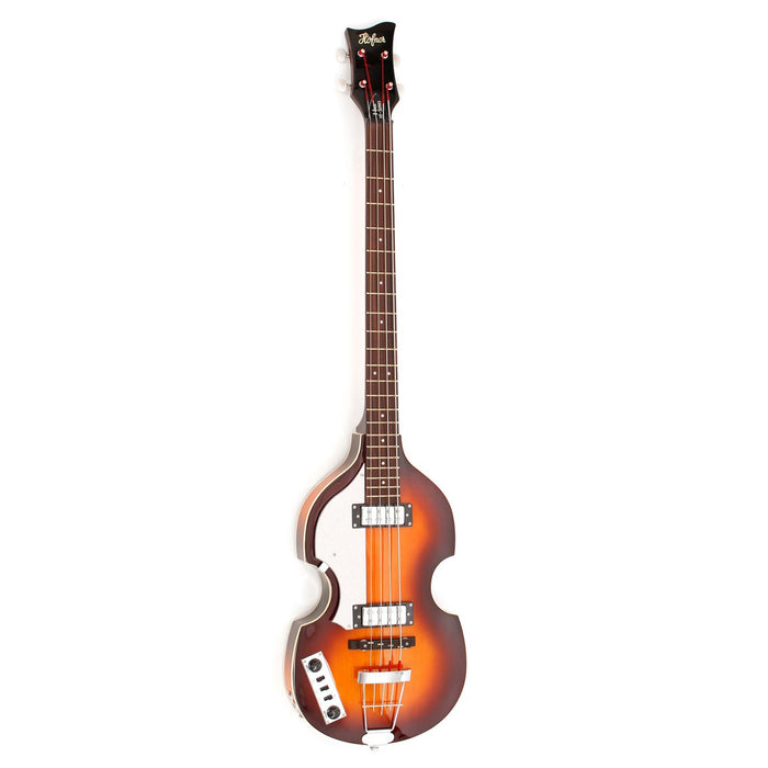 Hofner Ignition Violin Bass Left Handed with Case - Sunburst
