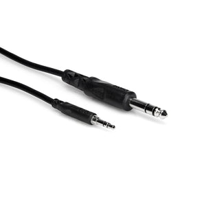 Hosa CMS-103 3.5mm TRS to 1/4" TRS Stereo Interconnect Cable - 3ft - Downtown Music Sydney