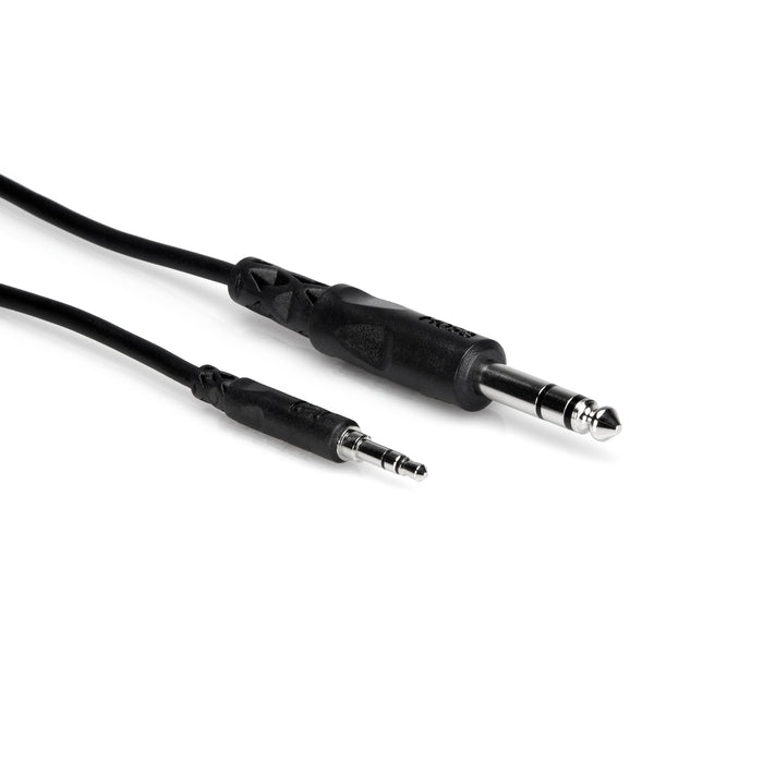 Hosa CMS-110 3.5mm TRS to 1/4" TRS Stereo Interconnect Cable - 10ft