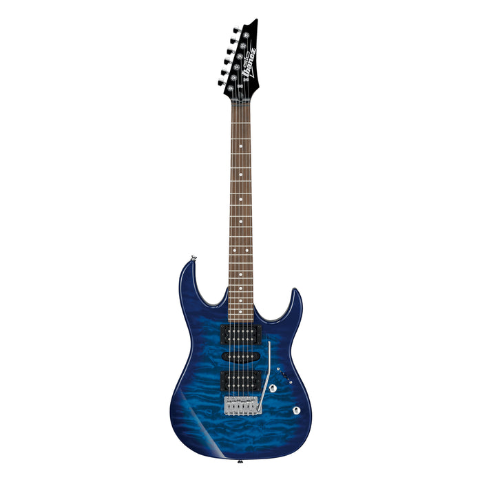 Ibanez RX70QA TBB Gio Series Electric Guitar - Transparent Blue Burst