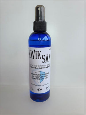 KwikSan Sanitiser Spray for Musical Instruments - 250mL