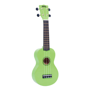 Mahalo MR1GN Rainbow Series Soprano Ukulele with Carry Bag - Green - Downtown Music Sydney