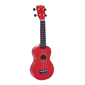 Mahalo MR1RD Rainbow Series Soprano Ukulele with Carry Bag - Red - Downtown Music Sydney