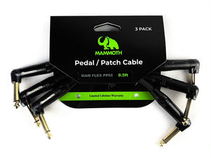Mammoth MAM FLEX PP05 Patch Cable 3 Pack - 0.5ft