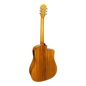 Martinez MDC-41L-SK Left Handed Acoustic/Electric Guitar