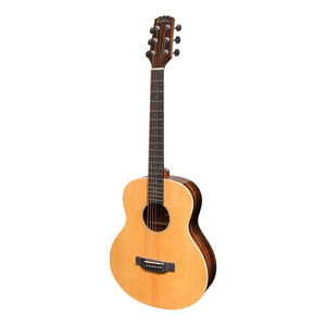 Martinez MTT-7-NGL Southern Star Acoustic/Electric TS Mini Guitar with Case - Downtown Music Sydney