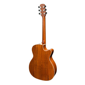Martinez MFPC-8CL-NGL Southern Star Left Handed Acoustic/Electric Guitar with Case - Downtown Music Sydney