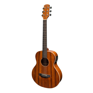 Martinez Southern Star Left Handed Acoustic/Electric TS Mini Guitar with Case - Downtown Music Sydney