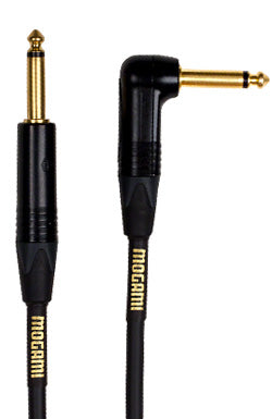 Mogami Gold Instrument Cable Straight-Right Angle - 18ft - Downtown Music Sydney