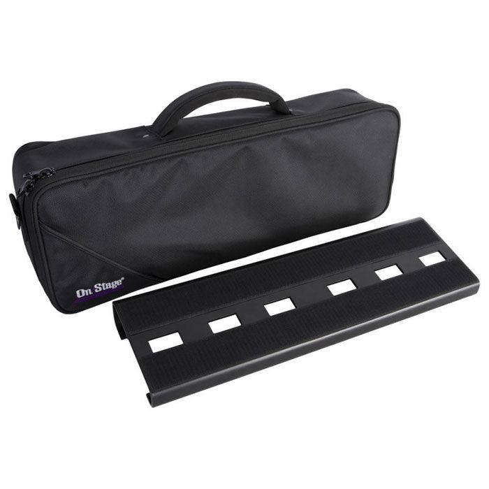 On Stage Compact Pedal Board with Gig Bag