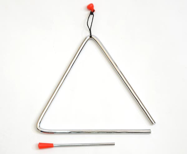 Triangle with Beater - 8"