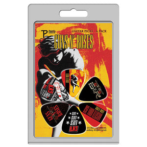 Perris Guns N' Roses Licensed Guitar Pick Pack - 6 Picks