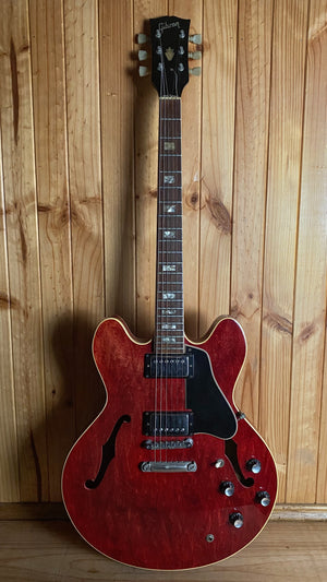 Early 1970s Gibson ES-335 Vintage Electric Archtop Guitar - Cherry
