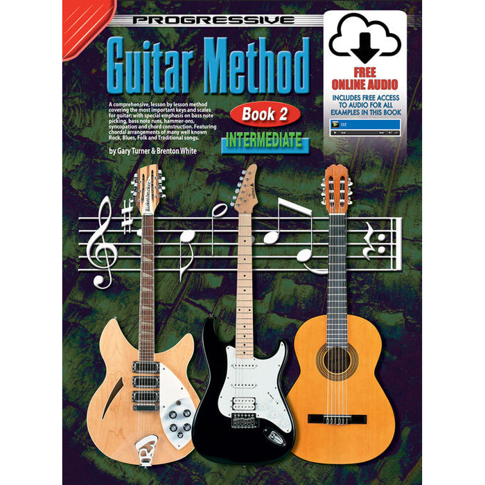 Progressive Guitar Method Book 2 with Online Audio & Video