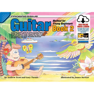 Progressive Guitar Method for Young Beginners Book 2 with Online Audio & Video - Downtown Music Sydney