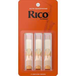 Rico Alto Saxophone Reeds - 1.5, 3 Pack