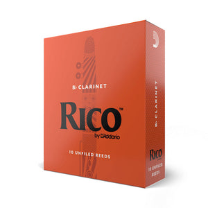 Rico Bb Clarinet Reeds - 2.0, 10 Pack