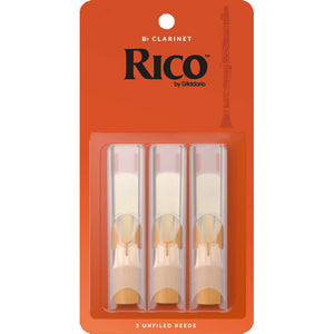 Rico Bb Clarinet Reeds - 2.0, 3 Pack