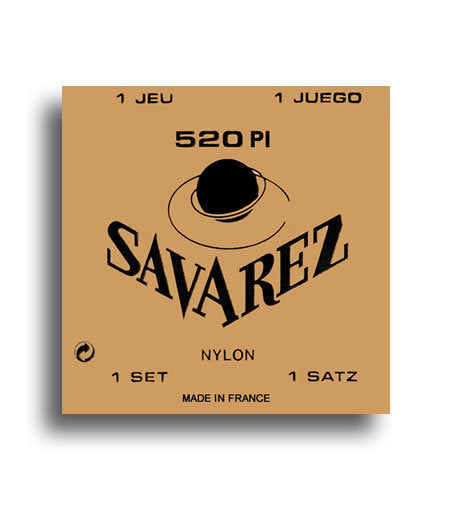 Savarez 520 PI Traditional High Tension Wound Treble Classical Nylon Strings
