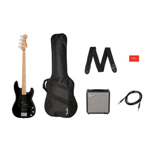 Squier Affinity Precision Bass PJ Pack - Black