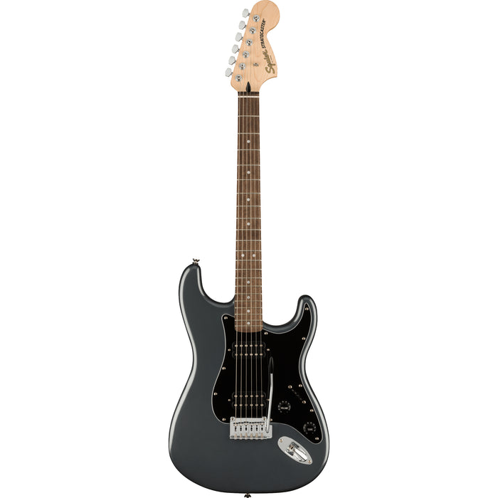 Squier Affinity Stratocaster HH Electric Guitar - Charcoal Frost Metallic
