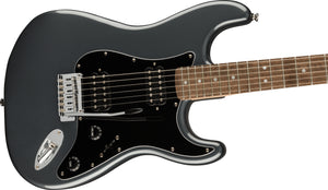 Squier Affinity Stratocaster HH Electric Guitar - Charcoal Frost Metallic