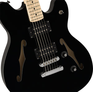 Squier Affinity Starcaster Electric Guitar - Black - Downtown Music Sydney