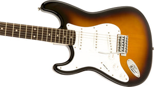 Squier Affinity Stratocaster Left Handed - Brown Sunburst - Downtown Music Sydney