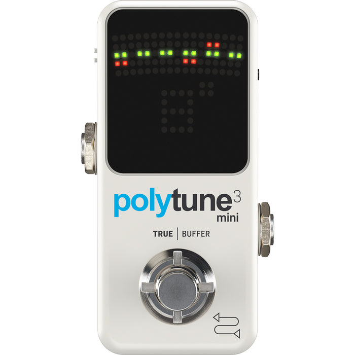 TC Electronic PolyTune 3 Mini Polyphonic Tuner Pedal with Buffer