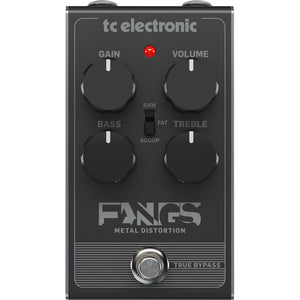 TC Electronic Fangs Metal Distortion Pedal - Downtown Music Sydney