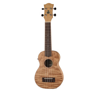 Tiki TFMS-2P-NST 2 Series Soprano Acoustic/Electric Ukulele with Bag