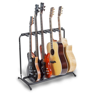 Warwick RockStand Multiple Guitar Rack Stand for 3 Electric + 2 Acoustic Guitar